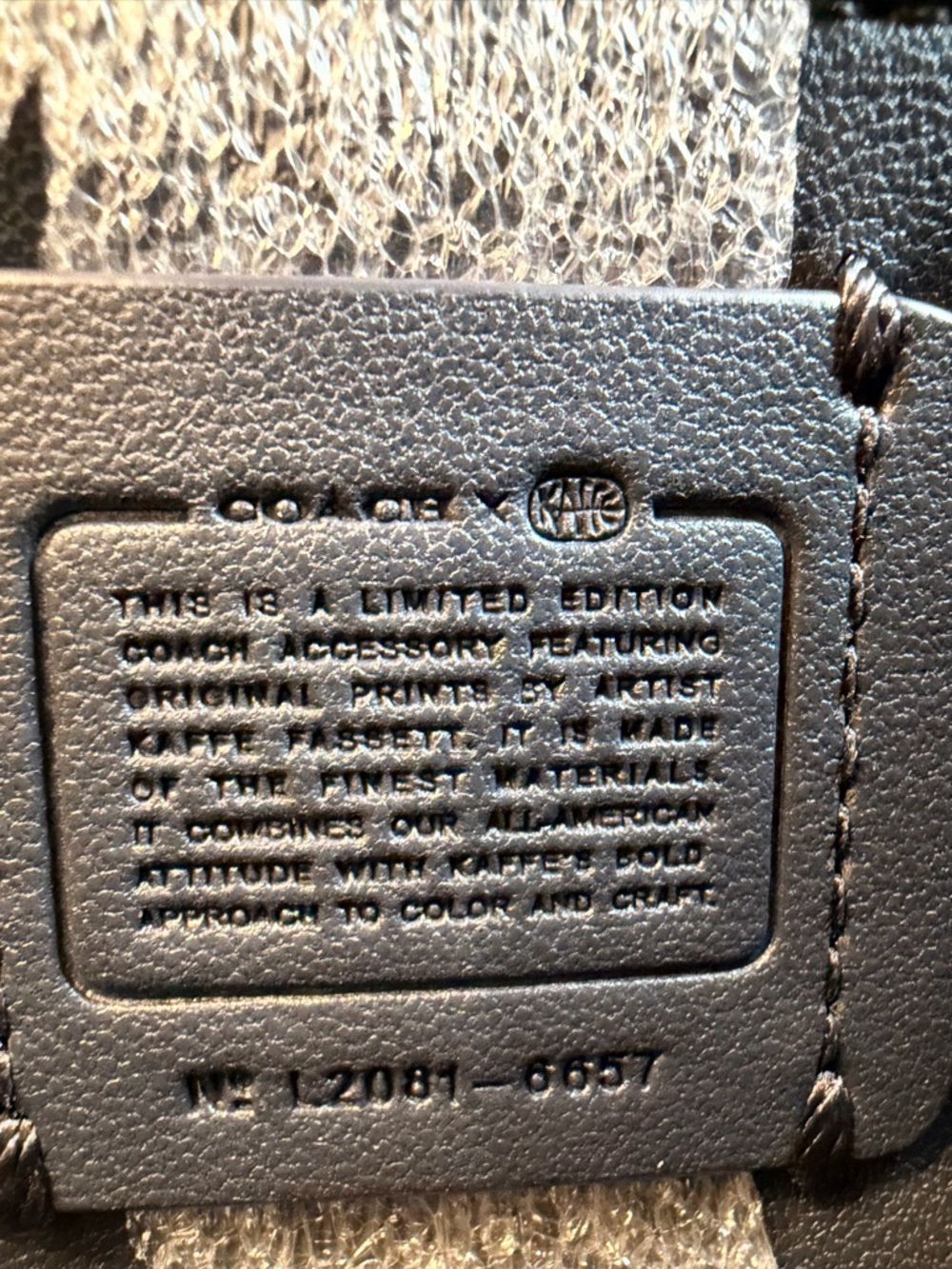 Coach x Kaffe Fassett Limited Edition Floral Retail Wallet 6657 IM/Khaki Purple - Picture 14 of 17